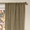 COTTON CRAFT -Jute Burlap Rod Pocket Window Panels – Color – Natural – Set of 2 – Size – 48×84 – Made from Eco-Friendly Natural Jute