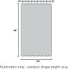 COTTON CRAFT -Jute Burlap Rod Pocket Window Panels – Color – Natural – Set of 2 – Size – 48×84 – Made from Eco-Friendly Natural Jute