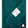 COTTON CRAFT Luxurious Bath Mat Rug – Set of 2 Reversible Heavyweight Step Out Bath Mats for Bathroom Floor, Tub and Shower – Pure Cotton Soft Plush Absorbent Hand Tufted Mat – 17 x 24 – Charcoal Grey(Teal)