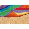 COTTON CRAFT Oversized Extra Wide XL Beach Blanket Towel for Two – 58×68-100% Cotton Velour – Big & Huge – Pool Picnic Bath Jacquard Thick Plush Super Soft Luxury – 450 GSM – Summer Trellis Pool Blue(Summer of Siam – Multi)