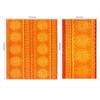 COTTON CRAFT Oversized Extra Wide XL Beach Blanket Towel for Two – 58×68-100% Cotton Velour – Big & Huge – Pool Picnic Bath Jacquard Thick Plush Super Soft Luxury – 450 GSM – Summer Trellis Pool Blue(Sunshine Orange Yellow)