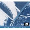COTTON CRAFT Oversized XL Beach Towel 39 x 68-2 Pack – 100% Cotton Velour – Big & Huge – Pool Picnic Bath Towels – Jacquard Terry Thick Plush Super Soft Luxury – 450 GSM – Blue Tiles(Surf Blue)