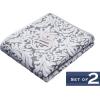 COTTON CRAFT Pool Lounge Chair Cover – 2 Pack – Chaise Beach Picnic Spa Towel – Cabana Stripe – Soft Premium Ringspun Terry Cotton – Oversized – 32 inch wide x 82 inch long with 7 inch Pocket – Orange(Medallion – Navy)