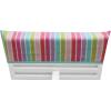 COTTON CRAFT Pool Lounge Chair Cover – 2 Pack – Chaise Beach Picnic Spa Towel – Cabana Stripe – Soft Premium Ringspun Terry Cotton – Oversized – 32 inch wide x 82 inch long with 7 inch Pocket – Orange(Pink Multi Stripe)