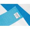 COTTON CRAFT Pool Lounge Chair Cover – 2 Pack – Chaise Beach Picnic Spa Towel – Cabana Stripe – Soft Premium Ringspun Terry Cotton – Oversized – 32 inch wide x 82 inch long with 7 inch Pocket – Orange(Aqua Blue)