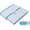 COTTON CRAFT Pool Lounge Chair Cover – 2 Pack – Chaise Beach Picnic Spa Towel – Cabana Stripe – Soft Premium Ringspun Terry Cotton – Oversized – 32 inch wide x 82 inch long with 7 inch Pocket – Orange(Aqua Stripe)
