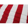 COTTON CRAFT Pool Lounge Chair Cover – 2 Pack – Chaise Beach Picnic Spa Towel – Cabana Stripe – Soft Premium Ringspun Terry Cotton – Oversized – 32 inch wide x 82 inch long with 7 inch Pocket – Orange(Red White)