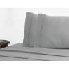 COTTON CRAFT Premium Sheet Set – King Size 400 Thread Count – Super Soft Cotton Deep Pocket – 4 Piece Set Includes Flat Sheet, Fitted Sheet and 2 Pillowcases – Grey(Platinum)