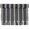 COTTON CRAFT Salsa Stripe Area Rug – Set of 2 Pure Cotton Woven Accent Rug Carpet – Washable Reversible Doorway Porch Bedroom Kitchen Living Room Laundry Throw Rug – 2′ x 3′ – Black Grey Multicolor