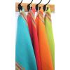 COTTON CRAFT Salsa Stripe Kitchen Towel – Set of 8 Pure Cotton Absorbent Waffle Weave Dish Towel Dish Cloth – Low Lint Reusable Drying Towels – Restaurant Bar Cleaning Kitchen Hand Towel -16×28 Multi(8 Pack – Multi)