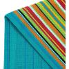 COTTON CRAFT Salsa Stripe Kitchen Towel – Set of 8 Pure Cotton Absorbent Waffle Weave Dish Towel Dish Cloth – Low Lint Reusable Drying Towels – Restaurant Bar Cleaning Kitchen Hand Towel -16×28 Multi(12 Pack – Multi)