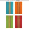 COTTON CRAFT Salsa Stripe Kitchen Towel – Set of 8 Pure Cotton Absorbent Waffle Weave Dish Towel Dish Cloth – Low Lint Reusable Drying Towels – Restaurant Bar Cleaning Kitchen Hand Towel -16×28 Multi(12 Pack – Multi)