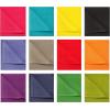 COTTON CRAFT Salsa Stripe Kitchen Towel – Set of 8 Pure Cotton Absorbent Waffle Weave Dish Towel Dish Cloth – Low Lint Reusable Drying Towels – Restaurant Bar Cleaning Kitchen Hand Towel -16×28 Multi(12 Pack – Waffle Multi)
