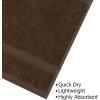 COTTON CRAFT Simplicity Bath Towel Set – 7 Pack Lightweight Absorbent Soft 100% Cotton Bath Towel – Everyday Quick Dry Luxury Hotel Spa Gym Shower Beach Pool Camp Travel Dorm Towel – 27×52 – Chocolate(Multicolor)