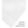 COTTON CRAFT Simplicity Bath Towel Set – 7 Pack Lightweight Absorbent Soft 100% Cotton Bath Towel – Everyday Quick Dry Luxury Hotel Spa Gym Shower Beach Pool Camp Travel Dorm Towel – 27×52 – Chocolate(White)