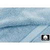 COTTON CRAFT Ultra Soft 6 Piece Towel Set – 2 Oversized Large Bath Towels,2 Hand Towels,2 Washcloths – Absorbent Quick Dry Everyday Luxury Hotel Bathroom Spa Gym Shower Pool Travel -100% Cotton- Black(Light Blue)