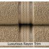 COTTON CRAFT Ultra Soft 6 Piece Towel Set – 2 Oversized Large Bath Towels,2 Hand Towels,2 Washcloths – Absorbent Quick Dry Everyday Luxury Hotel Bathroom Spa Gym Shower Pool Travel -100% Cotton- Black(Linen)