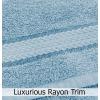 COTTON CRAFT Ultra Soft 6 Piece Towel Set – 2 Oversized Large Bath Towels,2 Hand Towels,2 Washcloths – Absorbent Quick Dry Everyday Luxury Hotel Bathroom Spa Gym Shower Pool Travel -100% Cotton- Black(Light Blue)