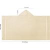 COTTON CRAFT Ultra Soft Bath Sheets – 2 Pack – 35 x 70 – Absorbent Quick Dry Everyday Luxury Hotel Bathroom Spa Gym Shower Beach Pool Travel Dorm -100% Ringspun Cotton – 580 GSM – Easy Care – Burgundy(Ivory – Hooded Towel)