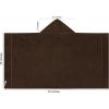 COTTON CRAFT Ultra Soft Bath Sheets – 2 Pack – 35 x 70 – Absorbent Quick Dry Everyday Luxury Hotel Bathroom Spa Gym Shower Beach Pool Travel Dorm -100% Ringspun Cotton – 580 GSM – Easy Care – Burgundy(Chocolate Brown – Hooded Towel)