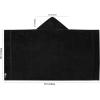 COTTON CRAFT Ultra Soft Bath Sheets – 2 Pack – 35 x 70 – Absorbent Quick Dry Everyday Luxury Hotel Bathroom Spa Gym Shower Beach Pool Travel Dorm -100% Ringspun Cotton – 580 GSM – Easy Care – Burgundy(Black – Hooded Towel)