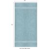 COTTON CRAFT Ultra Soft Bath Sheets – 2 Pack – 35 x 70 – Absorbent Quick Dry Everyday Luxury Hotel Bathroom Spa Gym Shower Beach Pool Travel Dorm -100% Ringspun Cotton – 580 GSM – Easy Care – Burgundy(Light Blue – Bath Sheet)