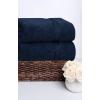 COTTON CRAFT Ultra Soft Bath Sheets – 2 Pack – 35 x 70 – Absorbent Quick Dry Everyday Luxury Hotel Bathroom Spa Gym Shower Beach Pool Travel Dorm -100% Ringspun Cotton – 580 GSM – Easy Care – Burgundy(Navy Blue)