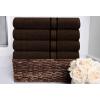 COTTON CRAFT Ultra Soft Bath Towels – 4 Pack Extra Large Bath Towels – Oversized 30×54 – Absorbent Everyday Luxury Hotel Spa Gym Shower Beach Pool Camp Dorm – 100% Cotton – 580 GSM – Chocolate Brown