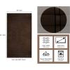 COTTON CRAFT Ultra Soft Bath Towels – 4 Pack Extra Large Bath Towels – Oversized 30×54 – Absorbent Everyday Luxury Hotel Spa Gym Shower Beach Pool Camp Dorm – 100% Cotton – 580 GSM – Chocolate Brown