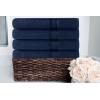 COTTON CRAFT Ultra Soft Washcloths – 12 Pack 100% Cotton Facecloths – Baby Wash Cloth Set – Absorbent Quick Dry Everyday Luxury Bathroom Kitchen Spa Gym Pool Dorm – Plush 580 GSM – 12×12 – Light Blue(Navy Blue)