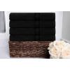 COTTON CRAFT Ultra Soft Washcloths – 12 Pack 100% Cotton Facecloths – Baby Wash Cloth Set – Absorbent Quick Dry Everyday Luxury Bathroom Kitchen Spa Gym Pool Dorm – Plush 580 GSM – 12×12 – Light Blue(Black)