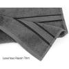 COTTON CRAFT Ultra Soft Washcloths – 12 Pack 100% Cotton Facecloths – Baby Wash Cloth Set – Absorbent Quick Dry Everyday Luxury Bathroom Kitchen Spa Gym Pool Dorm – Plush 580 GSM – 12×12 – Light Blue(Charcoal)
