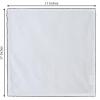 COTTON CRAFT White Dinner Napkins – Set of 12 Classic Pure Cotton Soft Cloth Napkins – Durable Washable Everyday Lunch Brunch Table Restaurant Wedding Party Gift Reusable Napkin – 17 x 17 inches(White Black)