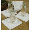 COTTON CRAFT White Dinner Napkins – Set of 12 Classic Pure Cotton Soft Cloth Napkins – Durable Washable Everyday Lunch Brunch Table Restaurant Wedding Party Gift Reusable Napkin – 17 x 17 inches(White)