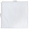 COTTON CRAFT White Dinner Napkins – Set of 12 Classic Pure Cotton Soft Cloth Napkins – Durable Washable Everyday Lunch Brunch Table Restaurant Wedding Party Gift Reusable Napkin – 17 x 17 inches(White Blue)