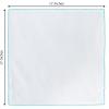 COTTON CRAFT White Dinner Napkins – Set of 12 Classic Pure Cotton Soft Cloth Napkins – Durable Washable Everyday Lunch Brunch Table Restaurant Wedding Party Gift Reusable Napkin – 17 x 17 inches(White Multi)