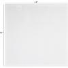COTTON CRAFT White Dinner Napkins – Set of 12 Classic Pure Cotton Soft Cloth Napkins – Durable Washable Everyday Lunch Brunch Table Restaurant Wedding Party Gift Reusable Napkin – 17 x 17 inches(White)