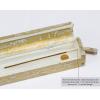 COTTON CRAFT Wooden Incense Burner Holder – Set of 2 – Solid Wood Handmade Celestial Aroma Room Freshener Fragrance Incense Sticks Burner Ash Catcher – Zen Home Décor Gift – 12x2x2 – Distressed Gold