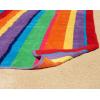 Cotton Craft – 2 Pack Terry Beach Towel 30×60 – Summer of Siam Multi Stripe – 400 grams per square meter- 100% Pure Ringspun Cotton – Brilliant Vibrant colors – Highly absorbent easy care machine wash