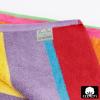 Cotton Craft – 2 Pack Terry Beach Towel 30×60 – Summer of Siam Multi Stripe – 400 grams per square meter- 100% Pure Ringspun Cotton – Brilliant Vibrant colors – Highly absorbent easy care machine wash