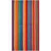Cotton Craft – 2 Pack Terry Beach Towel 30×60 – Summer of Siam Multi Stripe – 400 grams per square meter- 100% Pure Ringspun Cotton – Brilliant Vibrant colors – Highly absorbent easy care machine wash