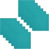 Cotton Craft Napkins, 12 Pack Oversized Dinner Napkins 20×20 Tomato, 100% Cotton, Tailored with Mitered corners and a generous hem, Napkins are 38% larger than standard size napkins(Teal)