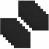 Cotton Craft Napkins, 12 Pack Oversized Dinner Napkins 20×20 Tomato, 100% Cotton, Tailored with Mitered corners and a generous hem, Napkins are 38% larger than standard size napkins(Black)
