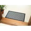 IRONGATE Front Doormat – 2 Pack Indoor Outdoor Welcome Mat – Low Profile Front Door Mat – Durable Rubber Backed Non Slip Floor Mat – High Traffic Area Entryway Mat – Easy Clean – 18 x 30 – Black Grey