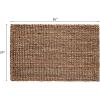 IRONGATE Jute Handspun Area Rug – Premium Jute Handwoven Reversible Chunky Textured Tan Beige Neutral Throw Accent Rug Carpet – Rustic Farmhouse Living Room Bedroom Den Study Décor -24″ x 36″ Natural(Natural)