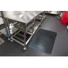 IRONGATE- Prep Set of 2 Heavy Duty Anti-Fatigue Rubber Bubble Restaurant Mats, 2′ x 3′ Feet, Black
