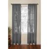 COTTON CRAFT – Genuine Pure 100% Linen Rod Pocket Window Panels – One Pair – Charcoal 54×108. Hand Crafted & Hand Stitched Sheer Linen Panels – Generous 6 inch Hem – Truly Sophisticated Luxury