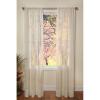 COTTON CRAFT – Genuine Pure 100% Linen Rod Pocket Window Panels – One Pair – Ivory 54×96. Hand Crafted & Hand Stitched Sheer Linen Panels – Generous 6 inch Hem – Truly Sophisticated Luxury