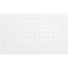 COTTON CRAFT Bath Mats – 2 Pack 100% Cotton 21×34 Inches – Ultra Absorbent – Plush 1000 GSM – Banded Border Luxury Towel Rug – Step Out Tub Shower Floor Mat -Not a Bathroom Rug – Black(Cotton White)