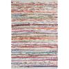 COTTON CRAFT Cotton Chindi Rag Rug – 2 Pack – Boho Farmhouse Rustic Area Accent Throw Rug – Handwoven Reversible Natural Recycled Yarn – Living Room Den Study Home Décor Gift -20 x 32 in – Multi Color(Multi Color – 1 Pack)